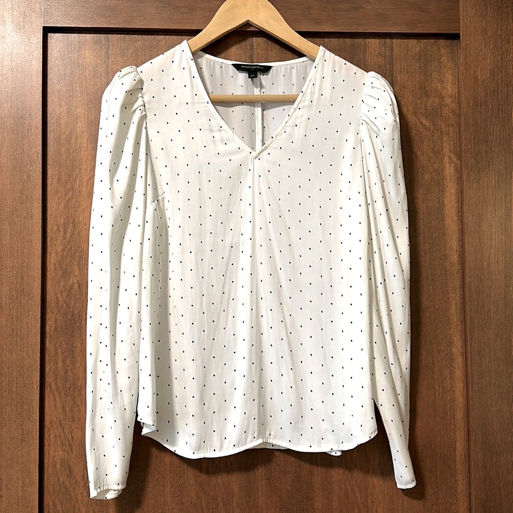 Banana Republic Puff Sleeve Blouse